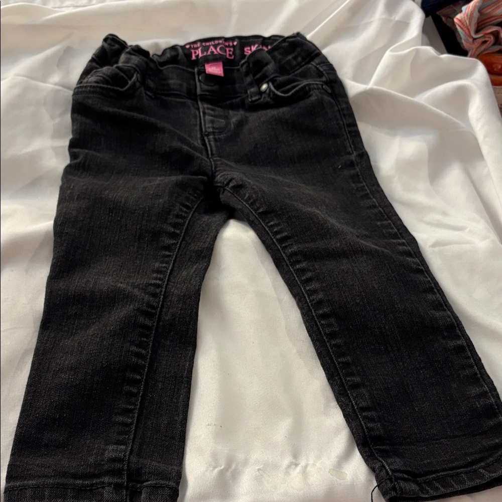 Children’s Place Kids Black denim skinny Jeans 2t